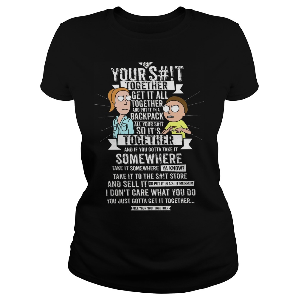 Get Together Rick Morty Ladies Tee