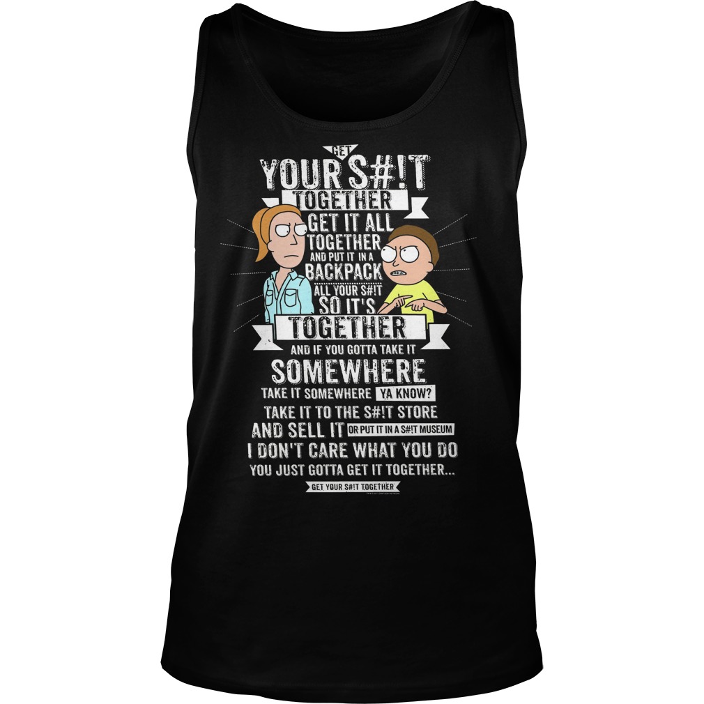 Get Together Rick Morty Tank Top