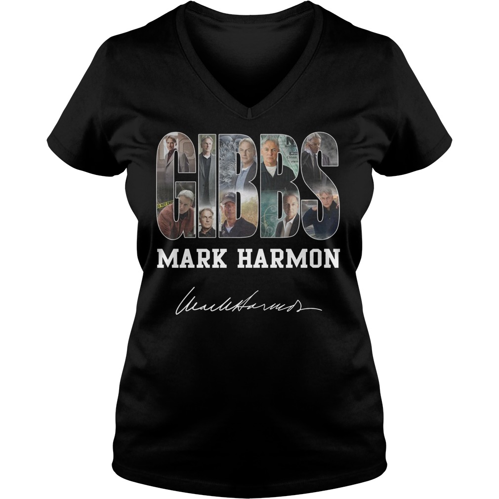 Gibbs Mark Harmon Signed V Neck