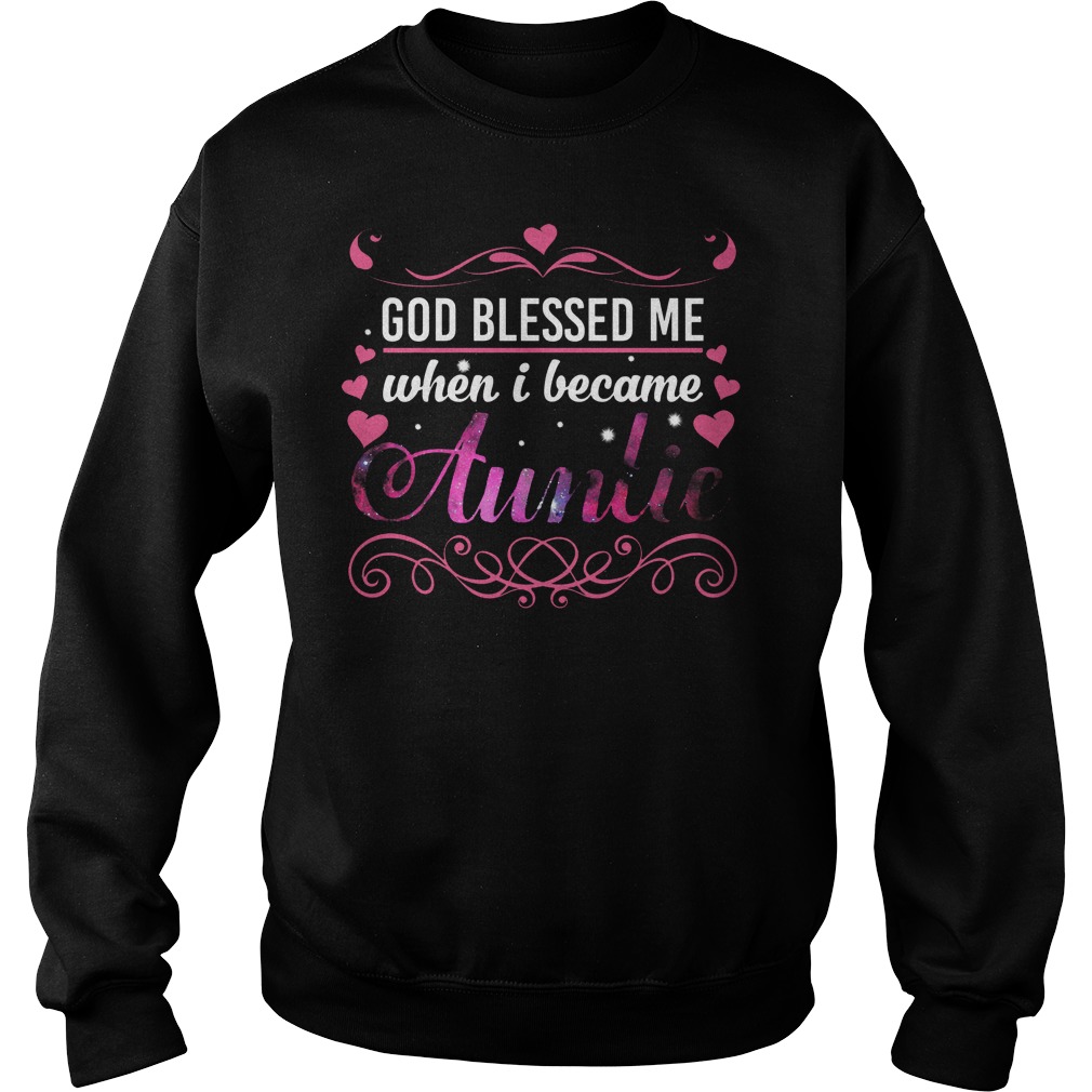 God Blessed Became Auntie Sweater