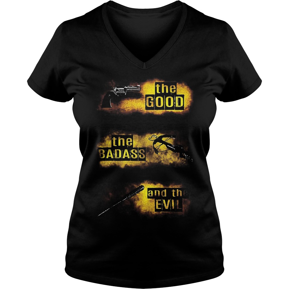 Good Badass Evil Ladies V Neck