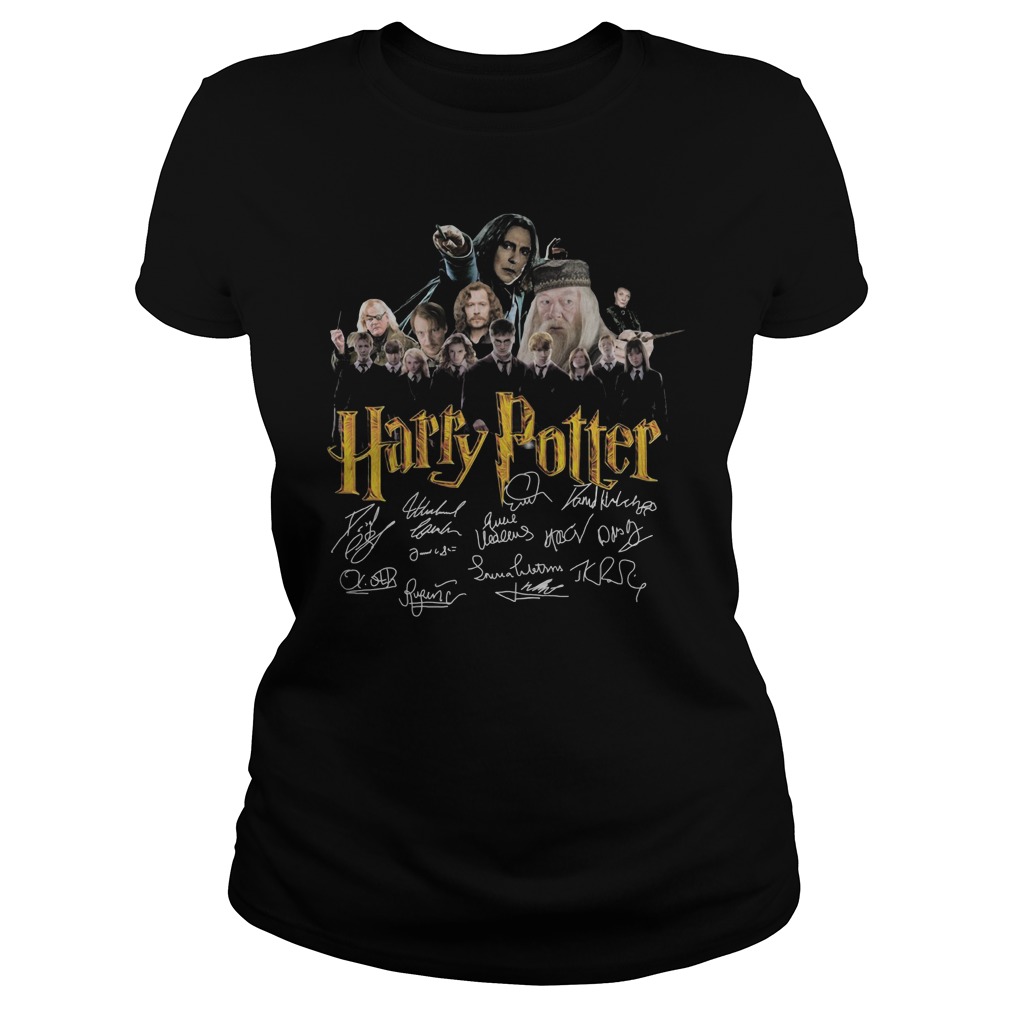 Harry Potter Cast Signed Autograph Ladies Tee