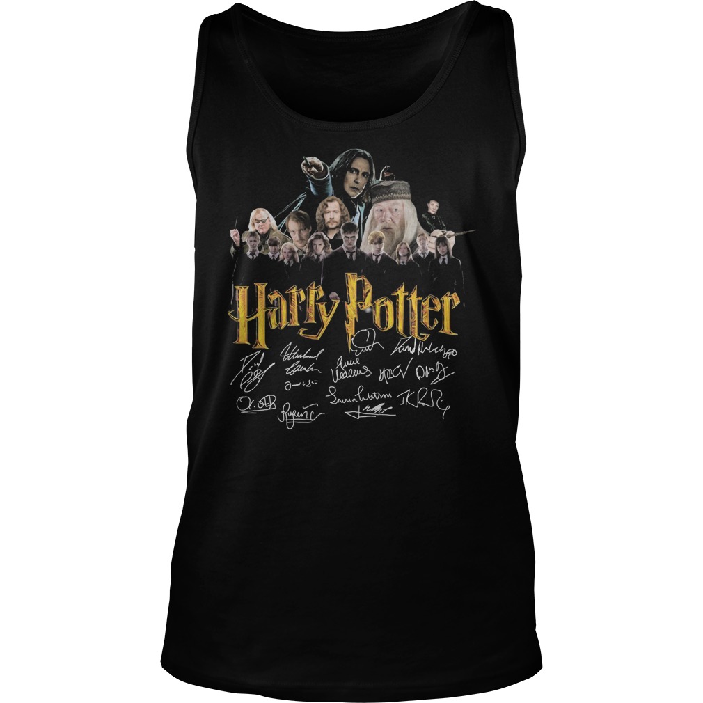 Harry Potter Cast Signed Autograph Tank Top
