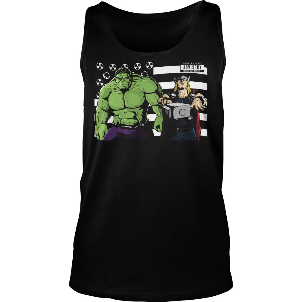 Hulk Thor Bombs Asgard Unisex Tank Top