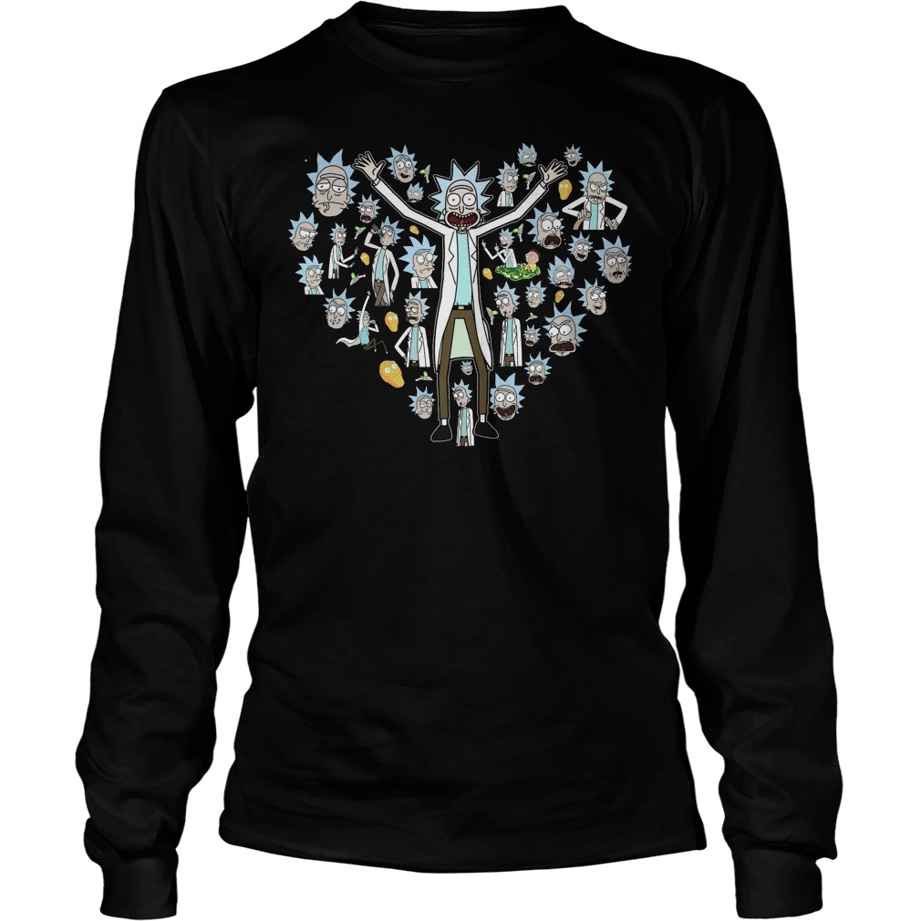 Hxh Rick Morty Heart Longsleeve