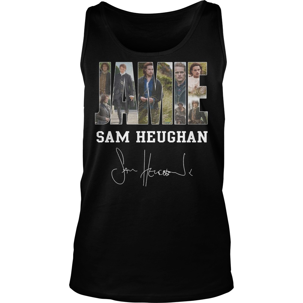 Jamie Sam Heughan Signed Tank Top