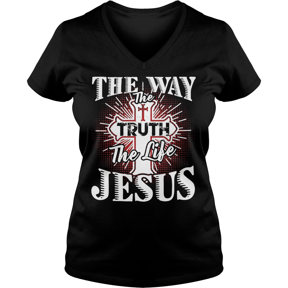 Jesus Way Truth Life V Neck