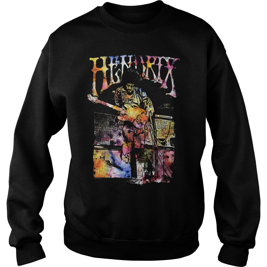 Jimi Hendrix Watercolor Hendrix Sweat Shirt