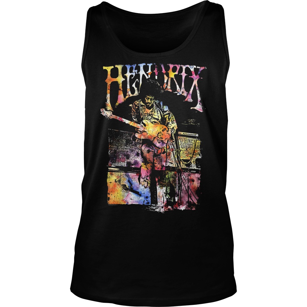 Jimi Hendrix Watercolor Hendrix Unisex Tank Top