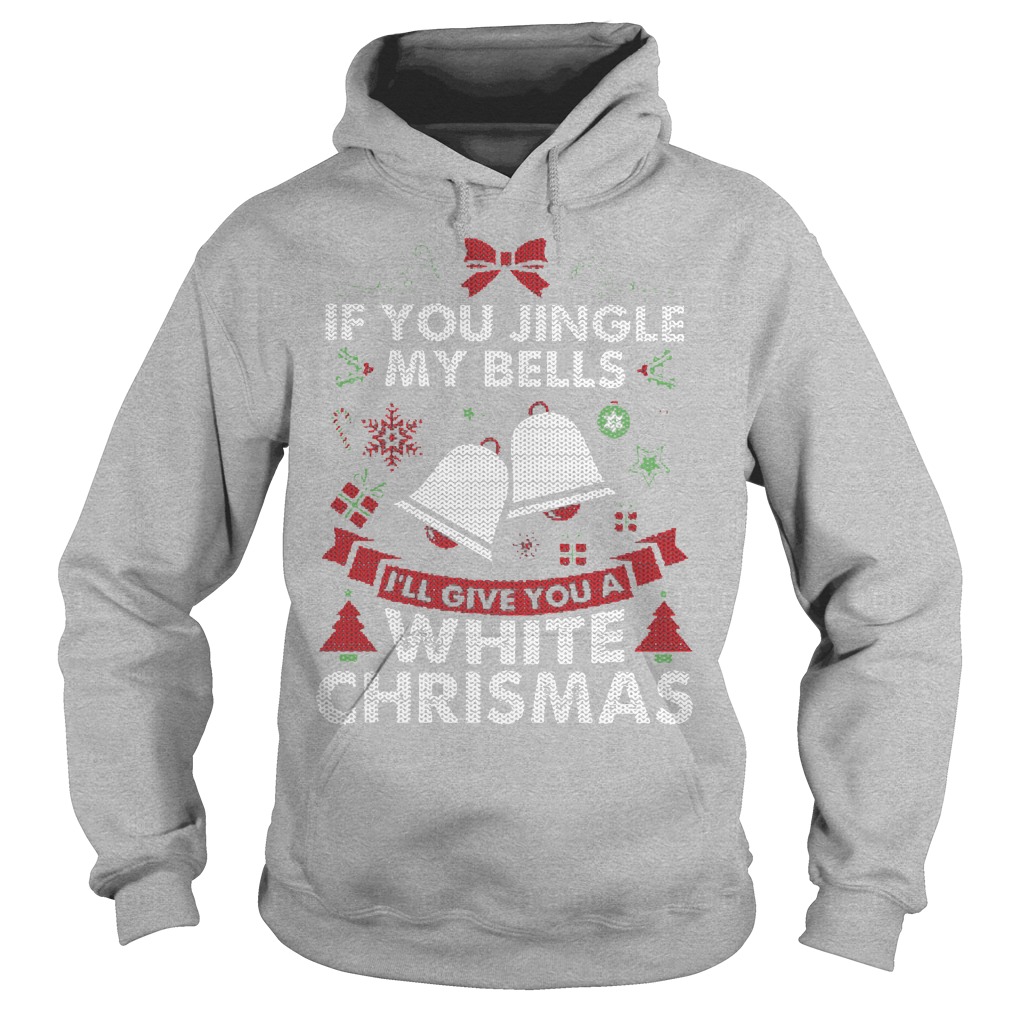 Jingle Bells White Christmas Hoodie