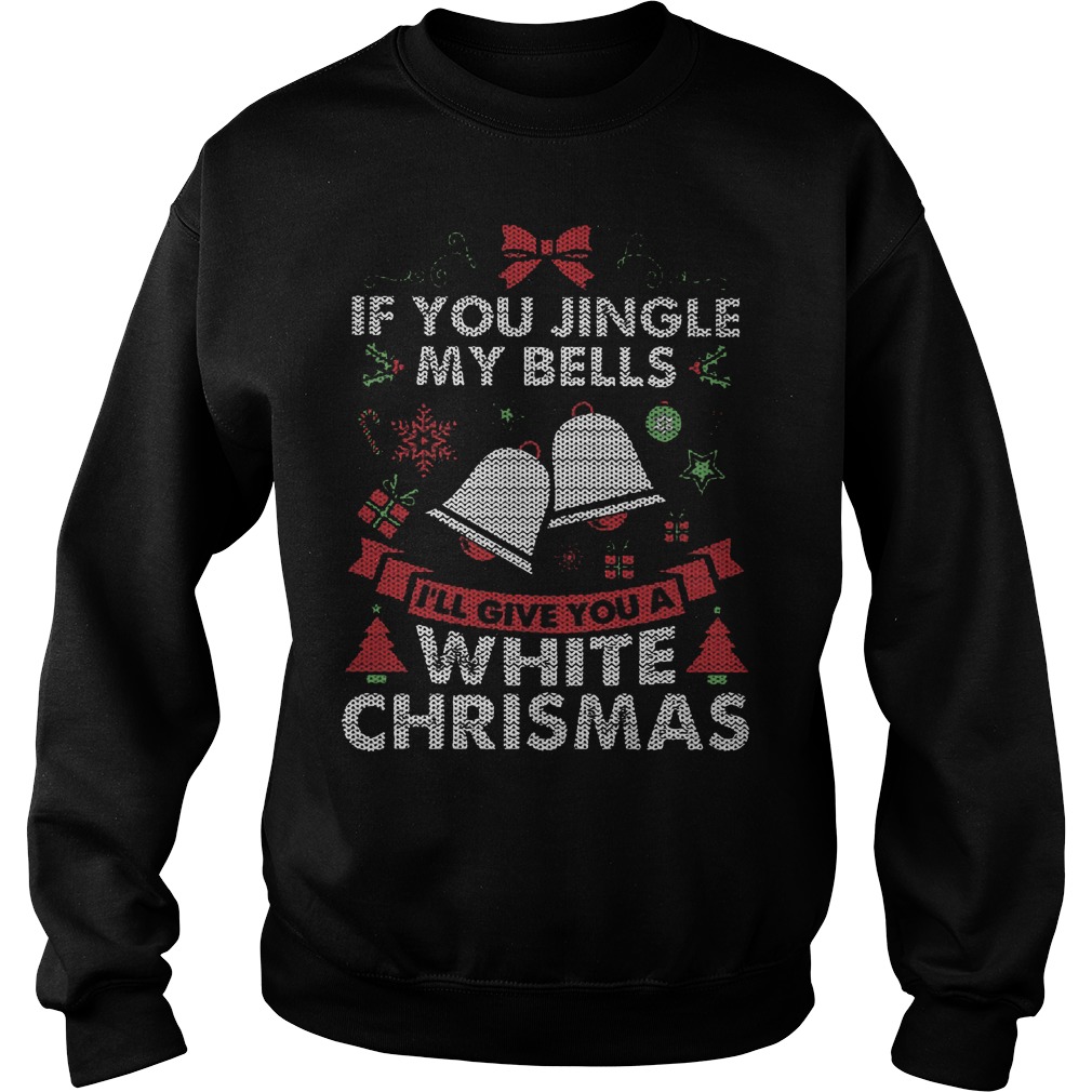 Jingle Bells White Christmas Sweater