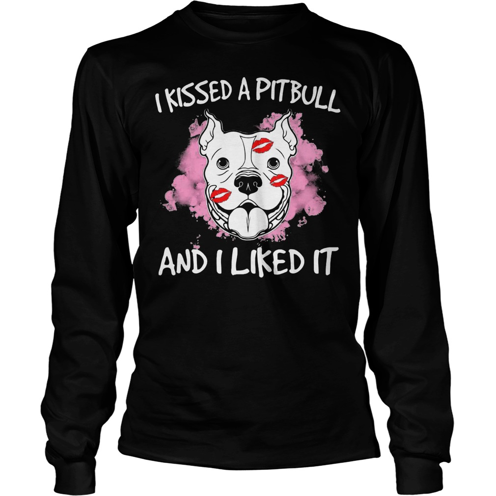 Kissed Pitbull Liked Unisex Longsleeve Tee