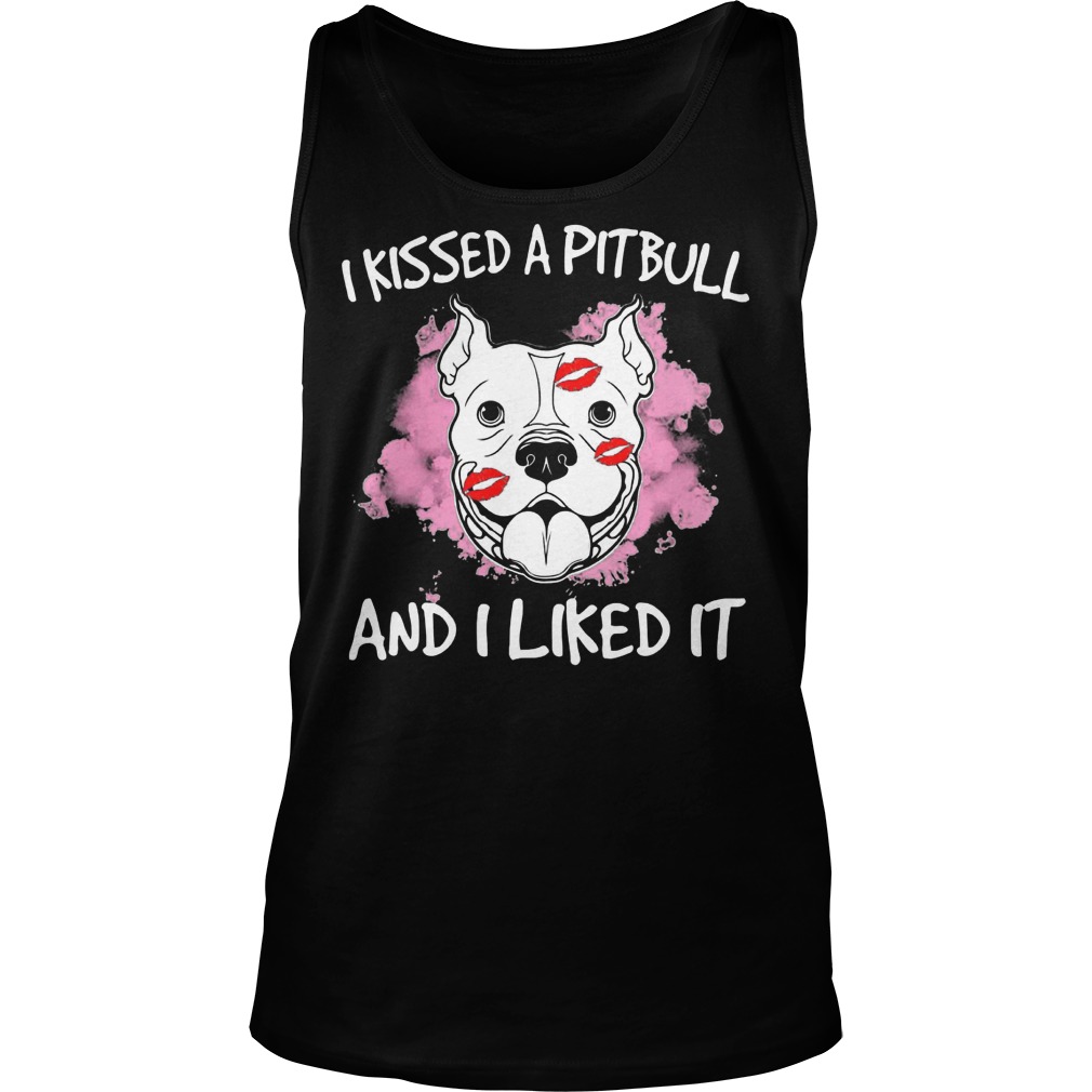Kissed Pitbull Liked Unisex Tank Top