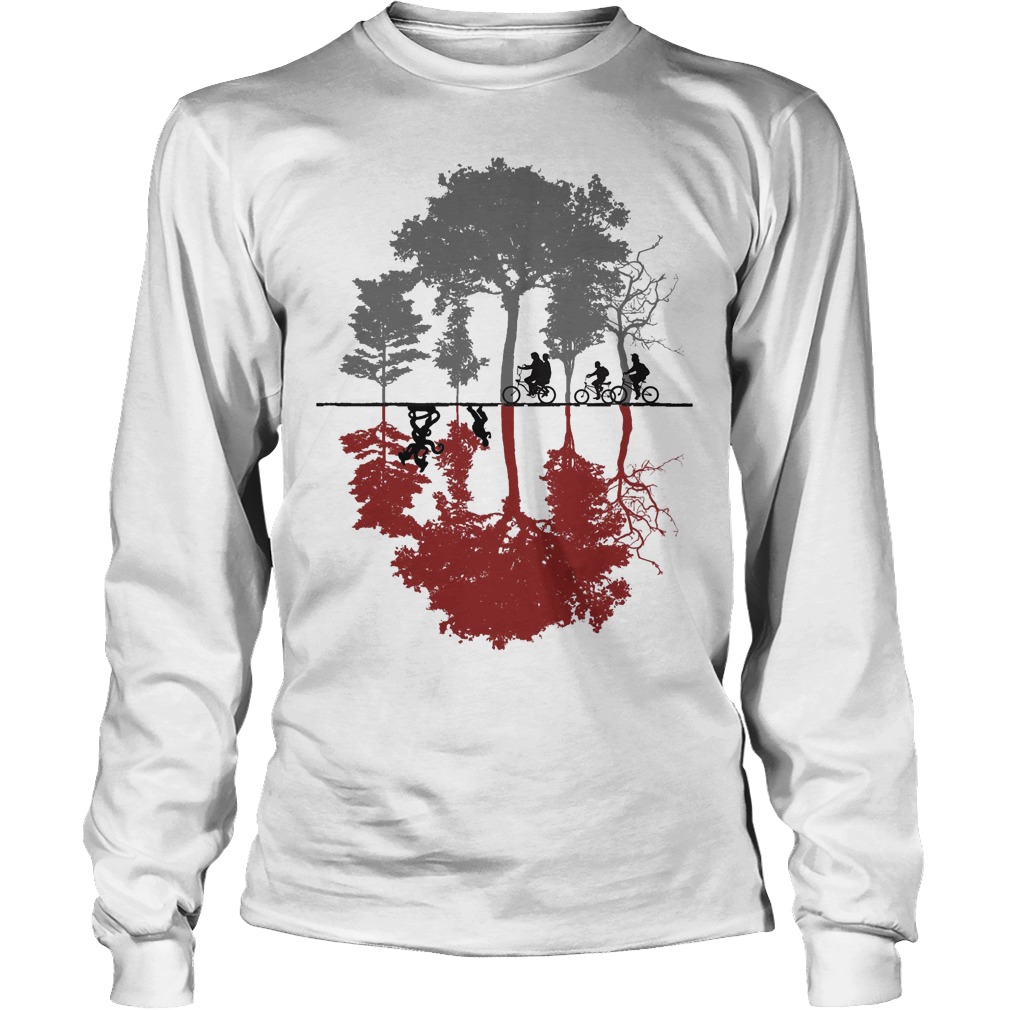Looking Upside Stranger Things Unisex Longsleeve Tee