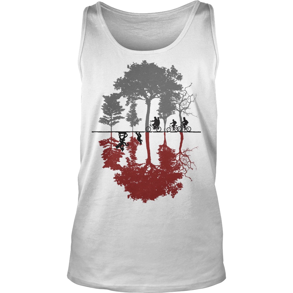 Looking Upside Stranger Things Unisex Tank Top