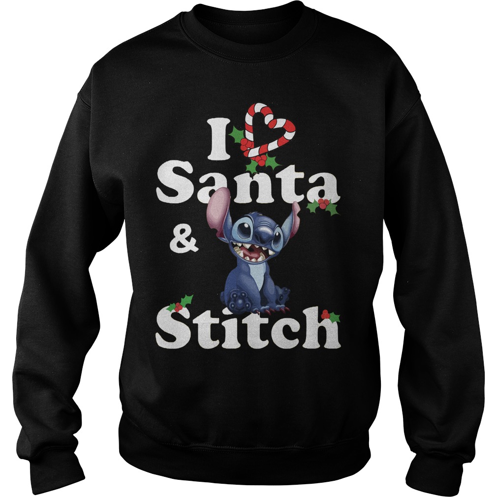 Love Santa Stitch Sweat Shirt