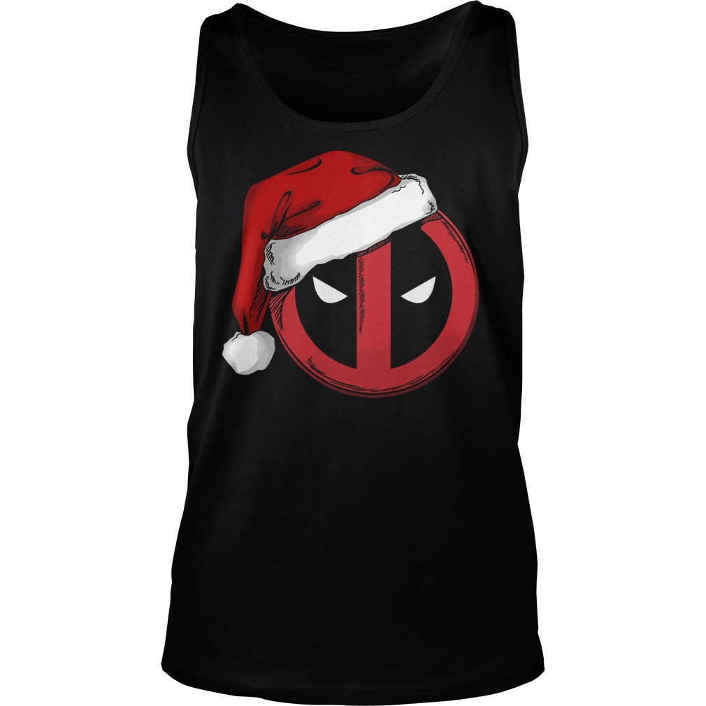 Marvel Deadpool Icon Santa Hat Christmas Tank Top