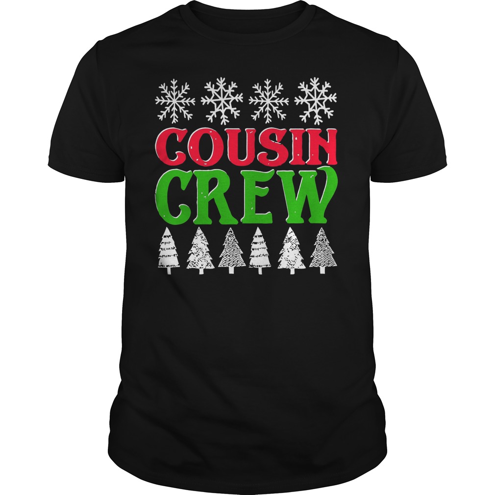 Matching Family Christmas Cousin Crew Guys Tee