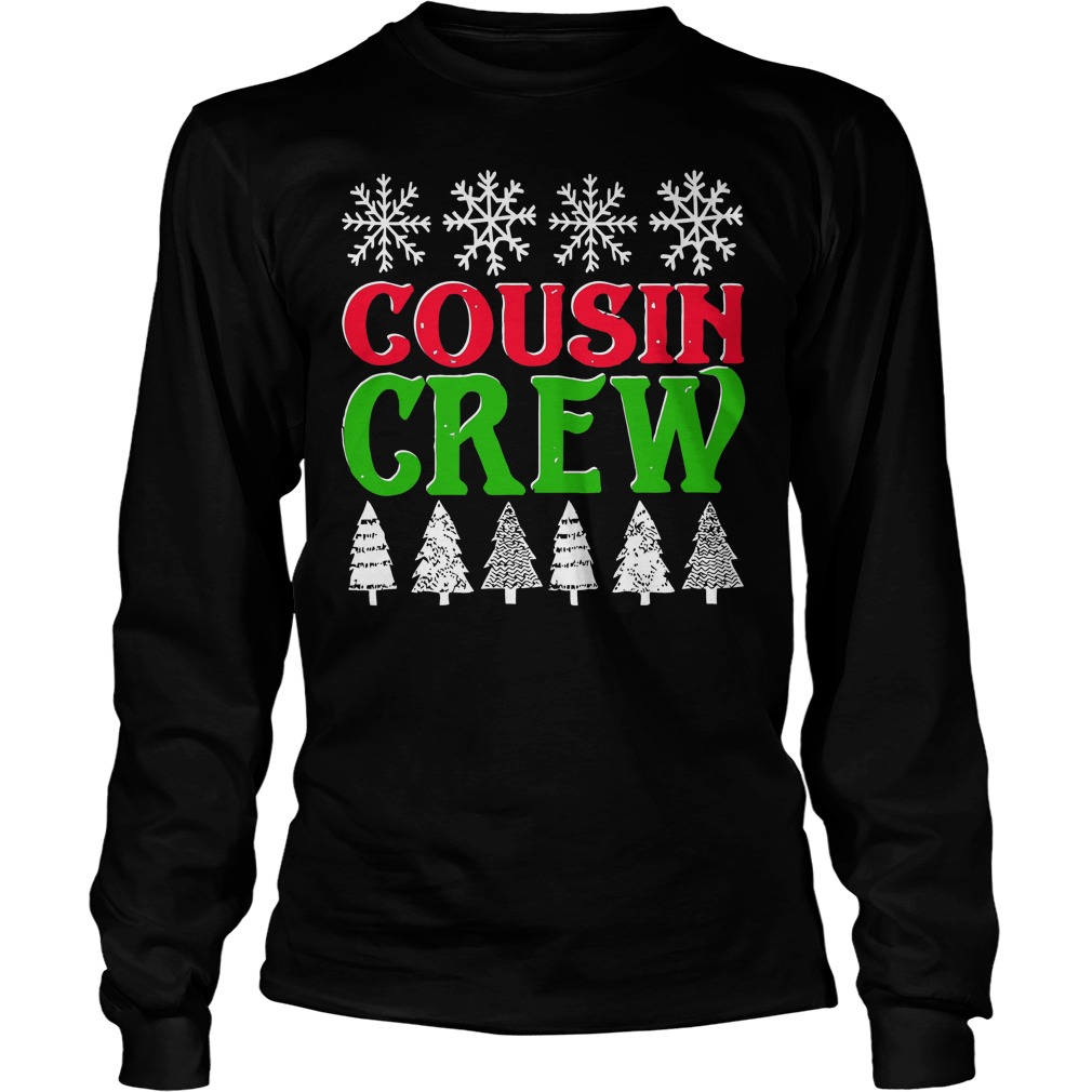 Matching Family Christmas Cousin Crew Unisex Longsleeve Tee