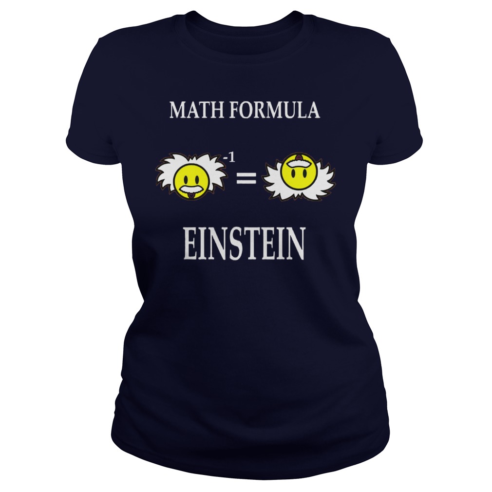 Math Formula Einstein Ladies Tee