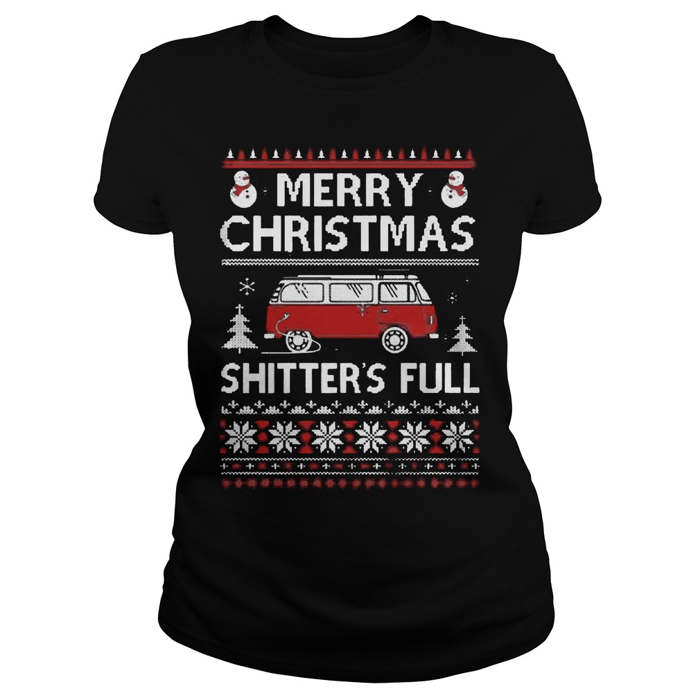 Merry Christmas Shitters Full Ladies Tee
