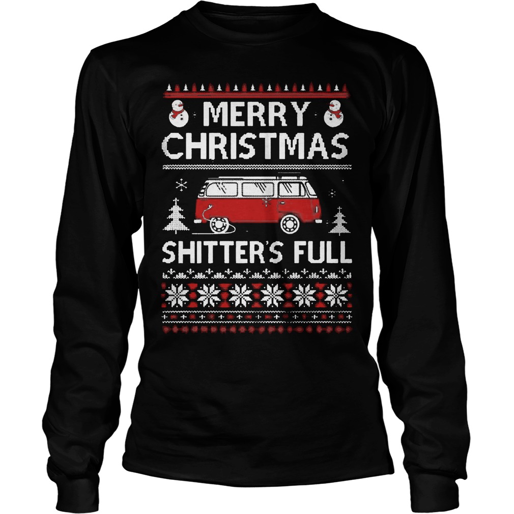 Merry Christmas Shitters Full Unisex Longsleeve Tee