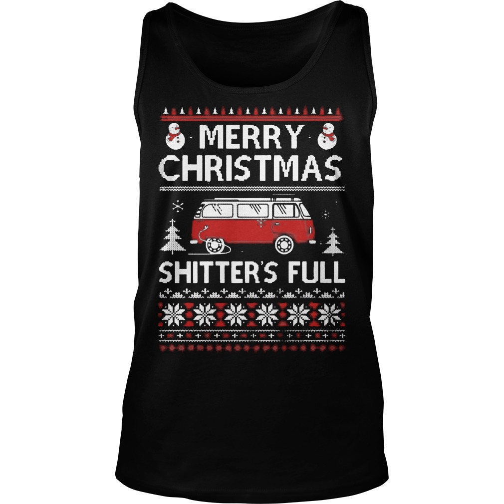 Merry Christmas Shitters Full Unisex Tank Top