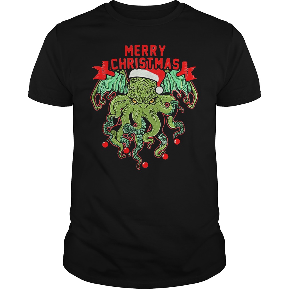 Merry Cthulhumas Guys Tee