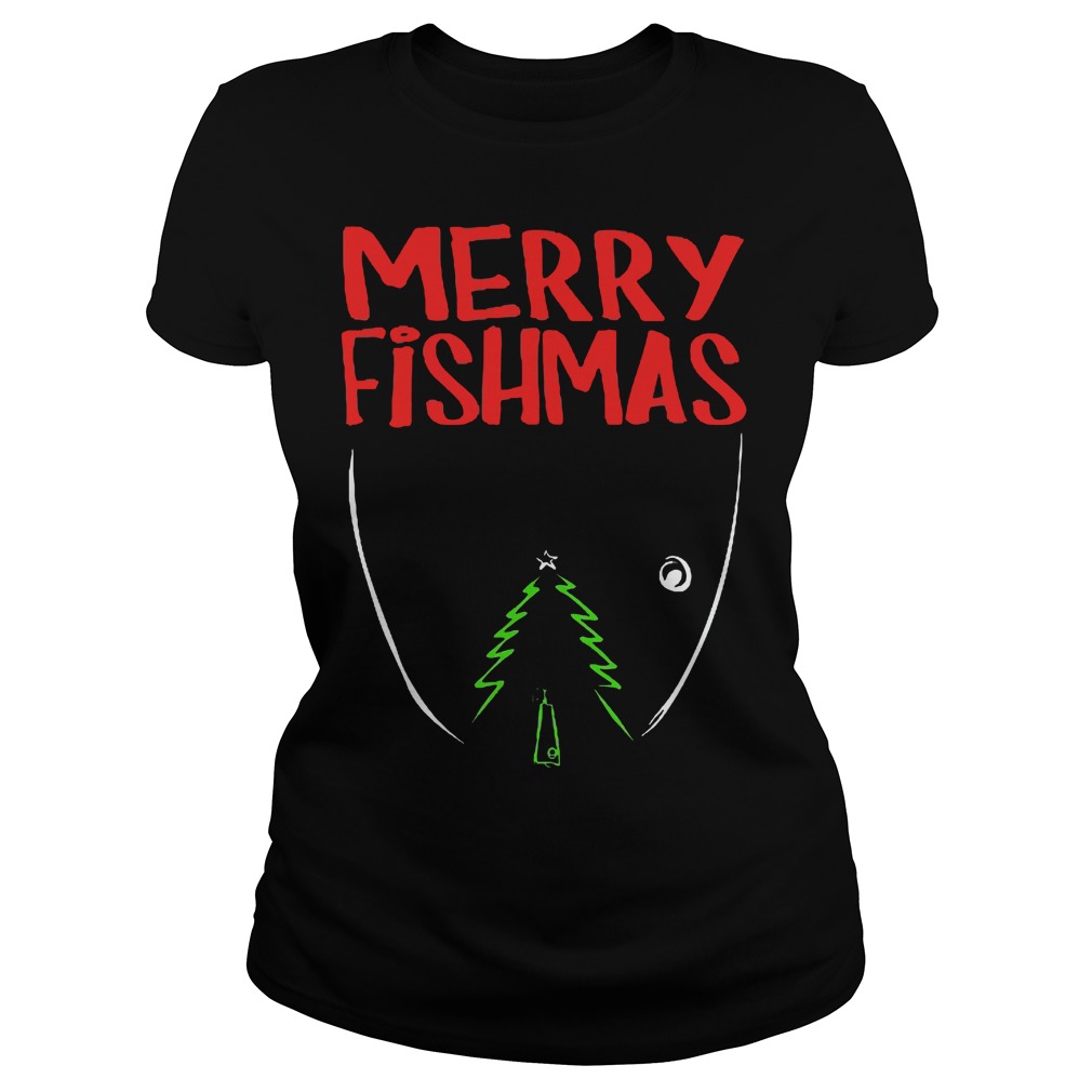 Merry Fishmas Ladies Tee