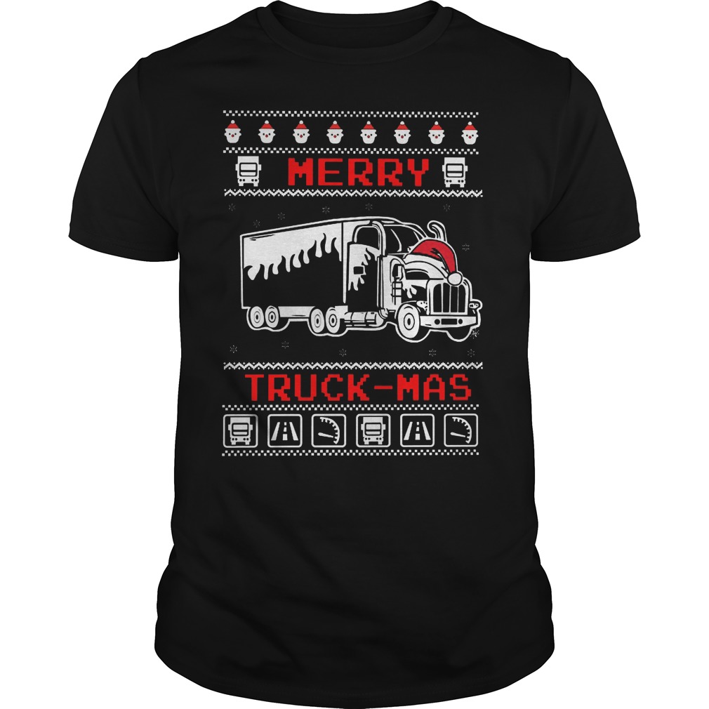 Merry Truck Mas Guys Tee
