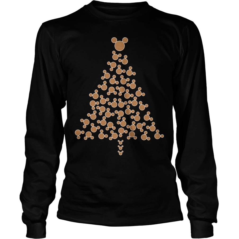 Mickey Mouse Dingerbread Tree Longsleeve Tee