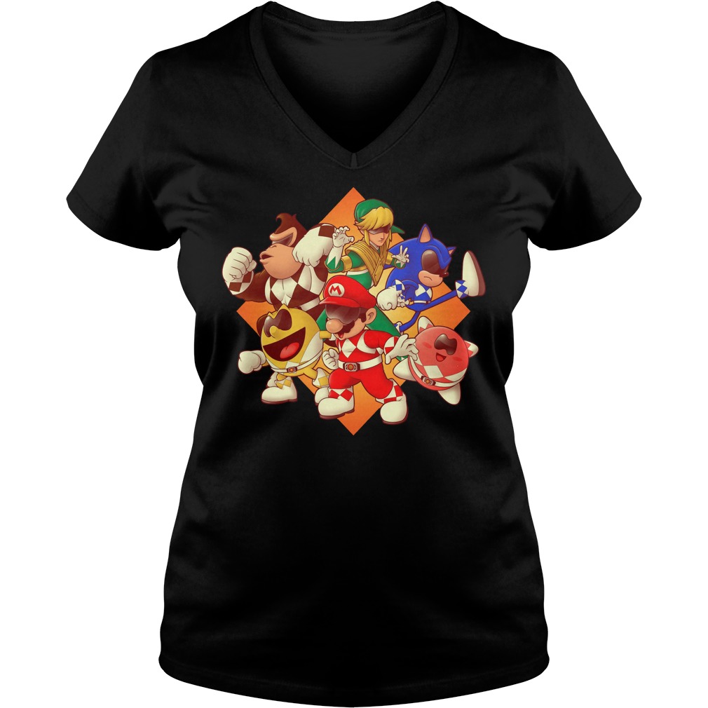 Mighty Gaming Rangers V Neck