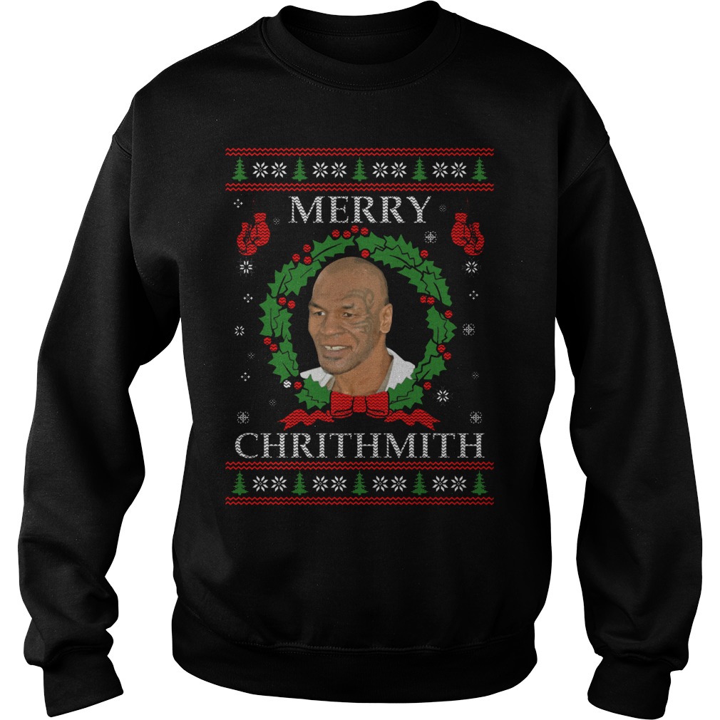 Mike Tyson Merry Chrithmith Sweat Shirt
