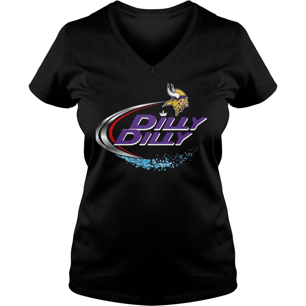 Minnesota Vikings Dilly Dilly V Neck