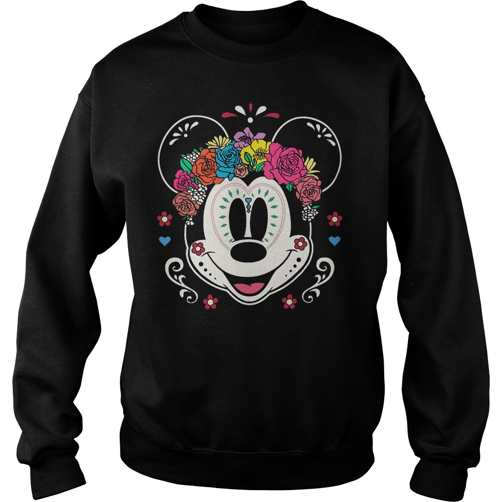 Minnie Mouse Flower Sweat Shirt