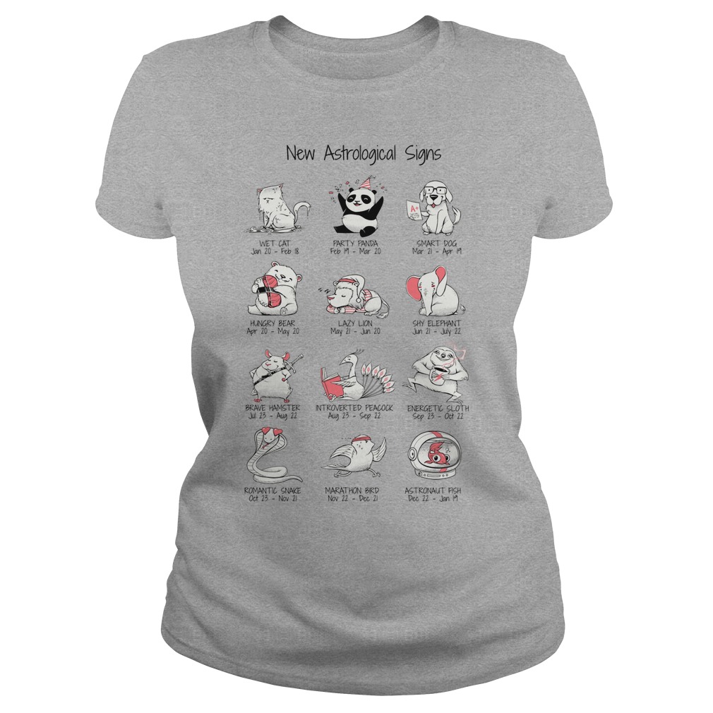 New Astrological Signs Ladies Tee