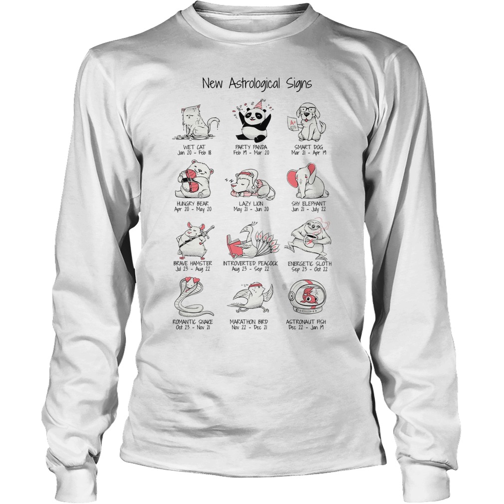 New Astrological Signs Unisex Longsleeve Tee