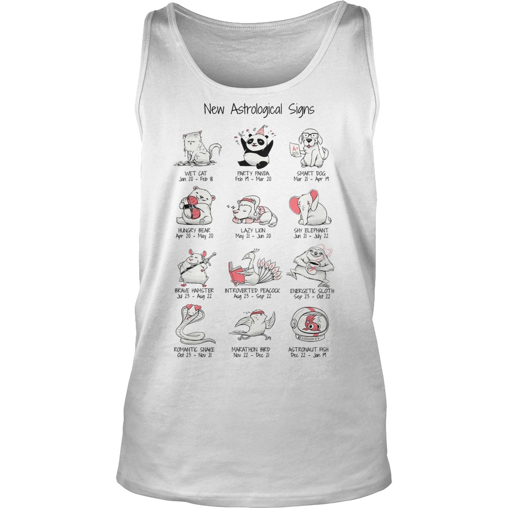 New Astrological Signs Unisex Tank Top