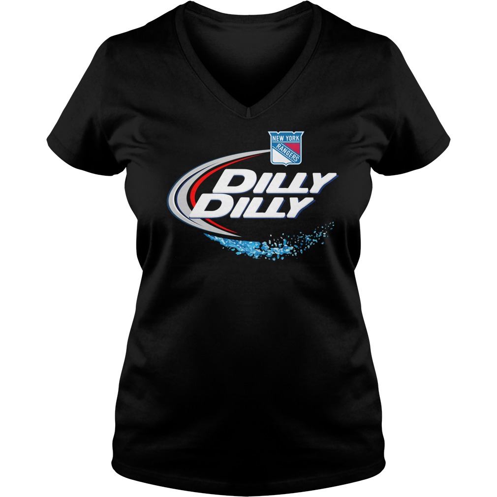 New York Rangers Dilly Dilly V Neck