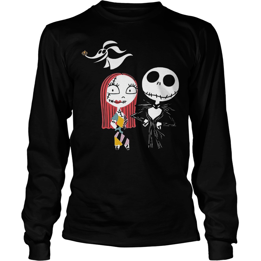 Nightmare Christmas Jack Sally Unisex Longsleeve Tee