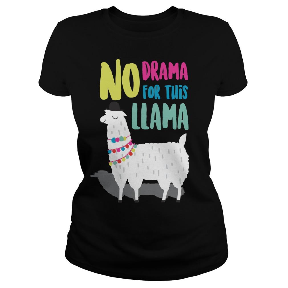 No Drama Llama Ladies Tee