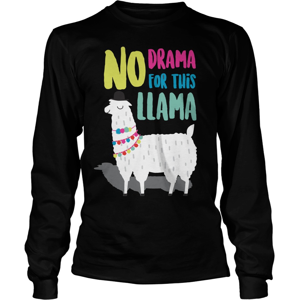 No Drama Llama Lonsleeve Tee