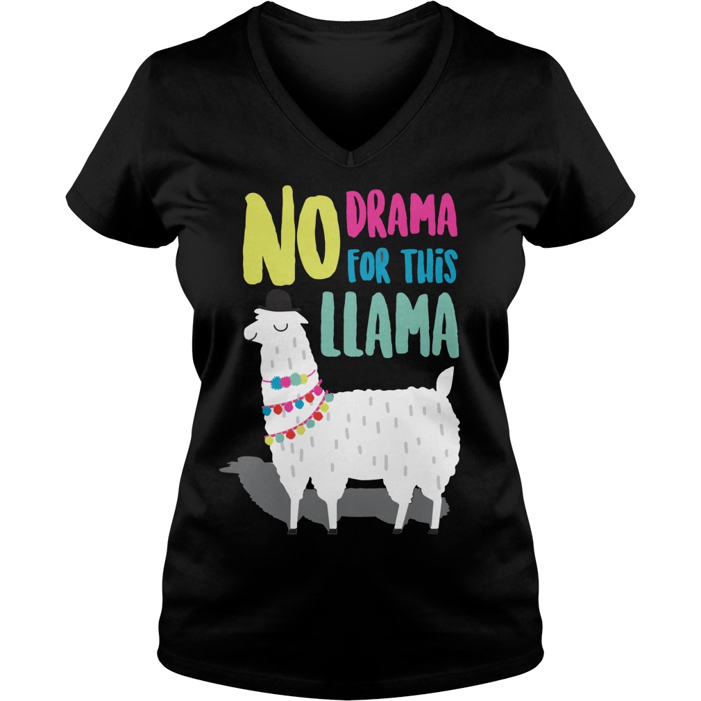 No Drama Llama V Neck