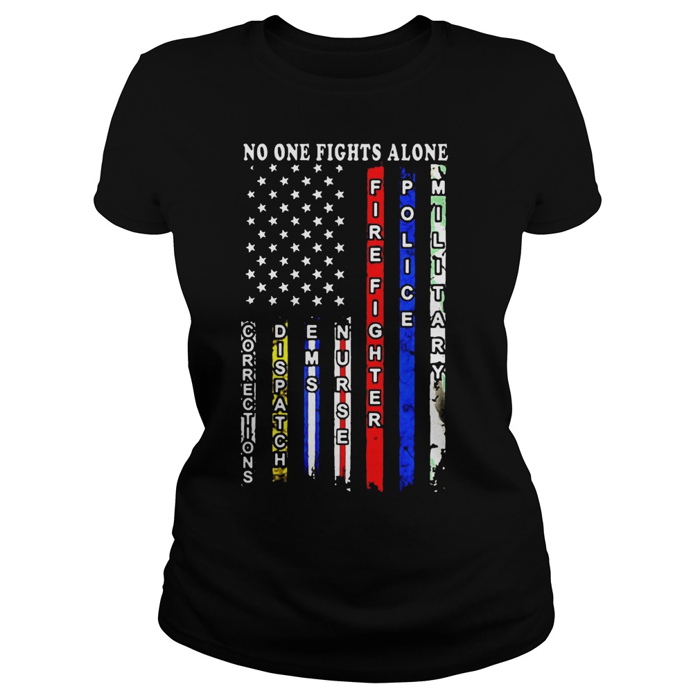 No One Fights Alone Ladies Tee