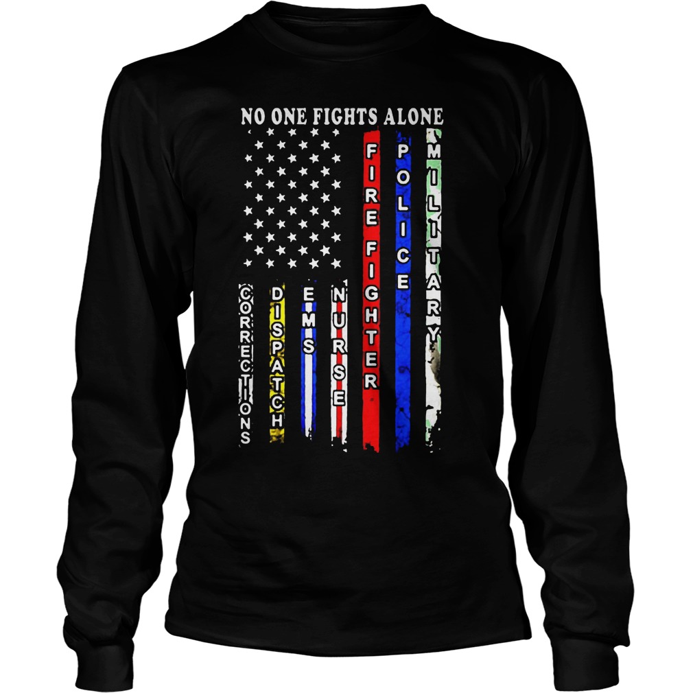 No One Fights Alone Unisex Longsleeve Tee
