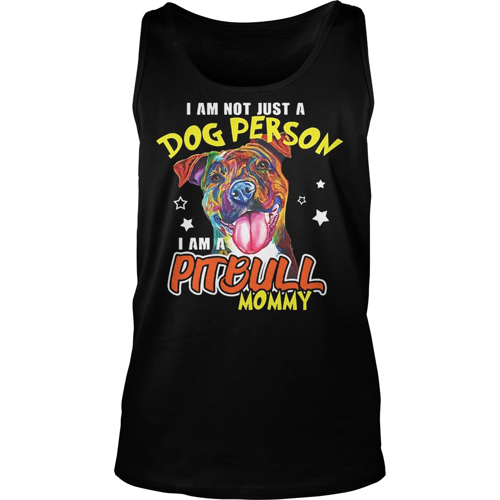 Not Just Dog Person Pit Bull Mommy Unisex Tank Top