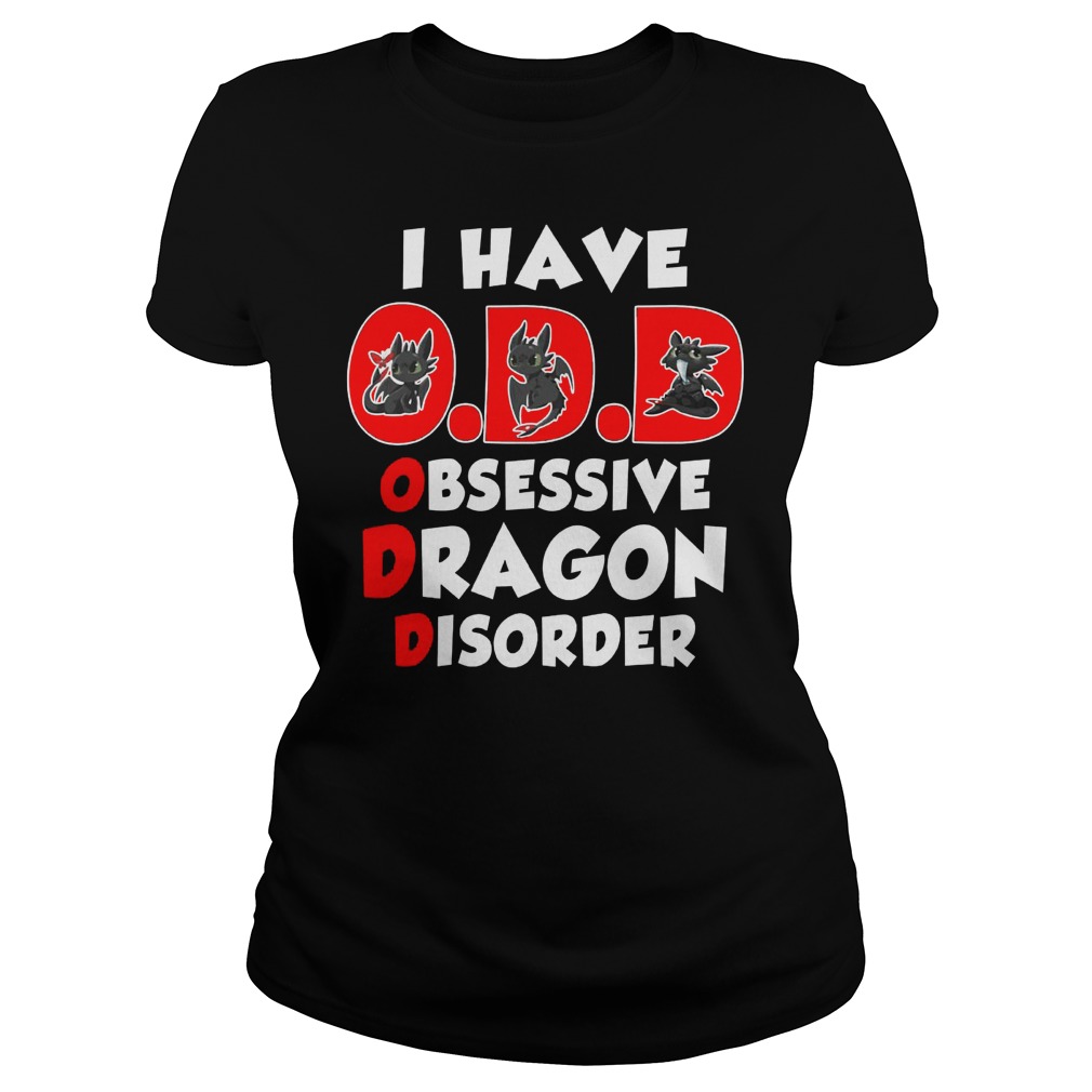 Odd Obsessive Dragon Disorder Ladies Tee