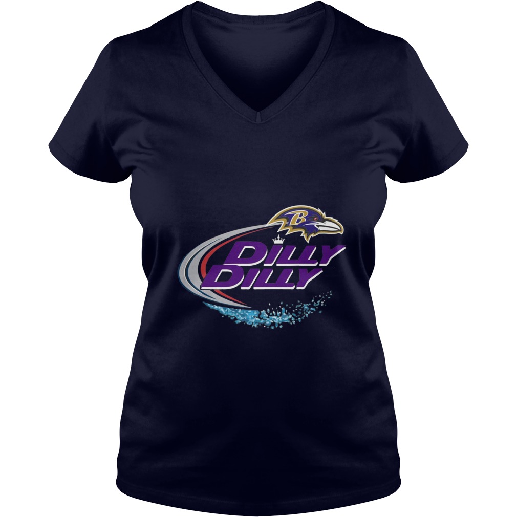 Official Baltimore Ravens Dilly Dilly Vneck