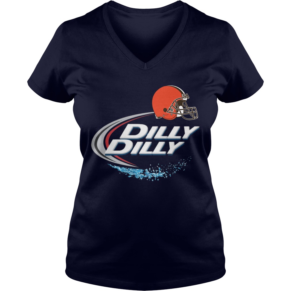 Official Cleveland Browns Dilly Dilly V Neck