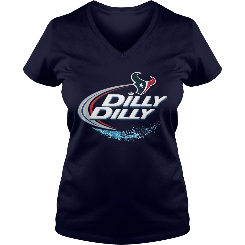 Official Houston Texans Dilly Dilly V Neck